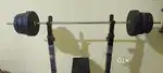 Bench Press with 5ft  Rods & Dumble