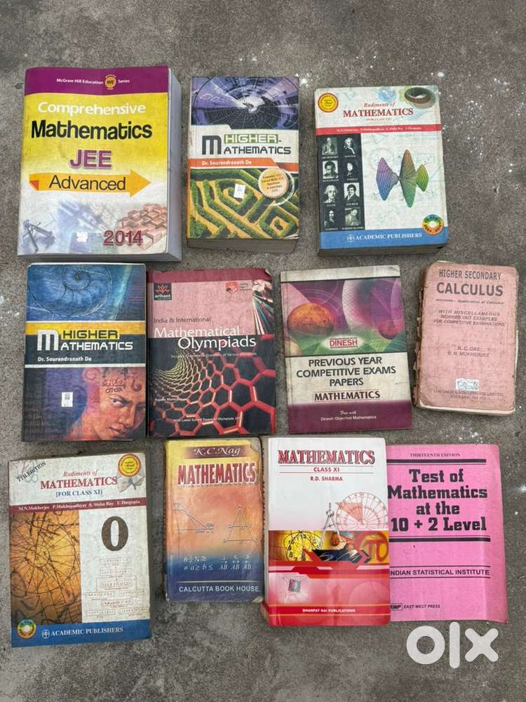 Maths Books for JEE Advanced, JEE Mains, WBJEE, ISI BStat entrance.