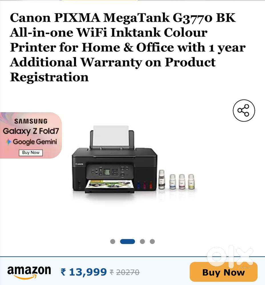 New canon printer and LG mini fridge