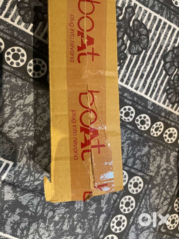 Boat earphone with 12+2 warrnty non use only open box