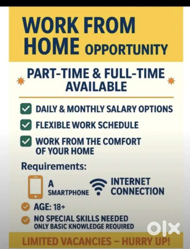 WORK FROM HOME OPPORTUNITY