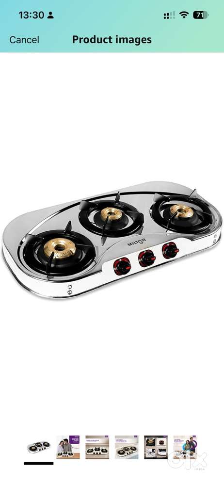 3 Burner Brand New Gas Stove