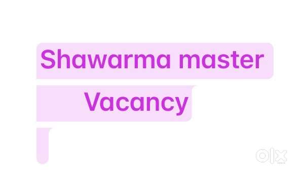Experienced Shawarma Master