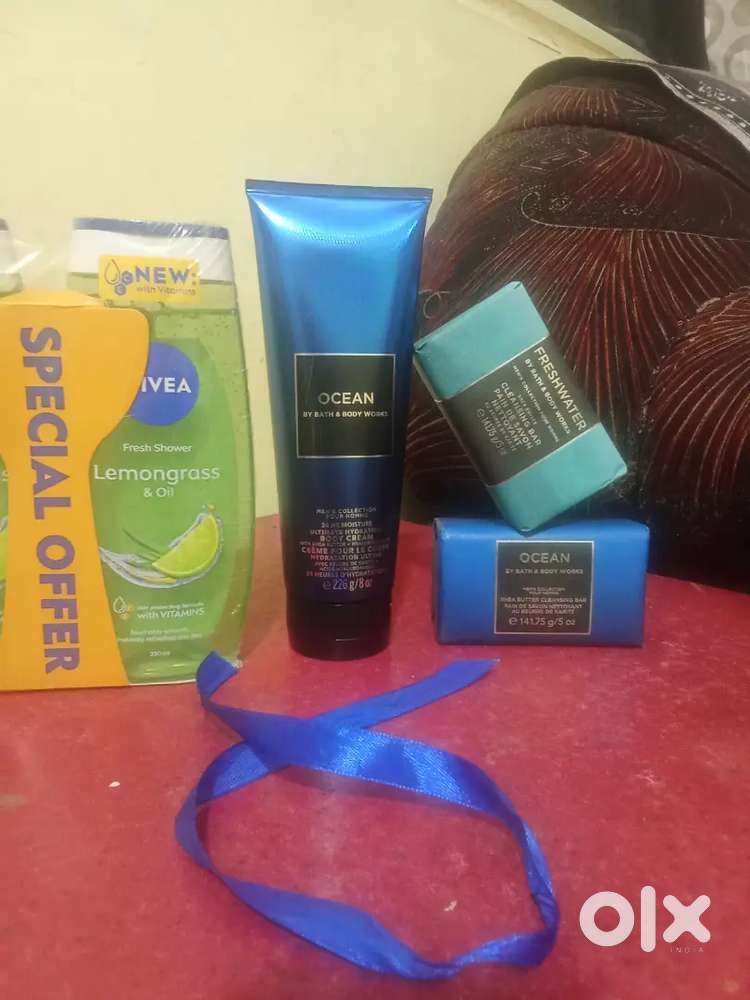 New Branded OceanBody Full Shower Gel , Cleanser,Deo Sop set Both M/F