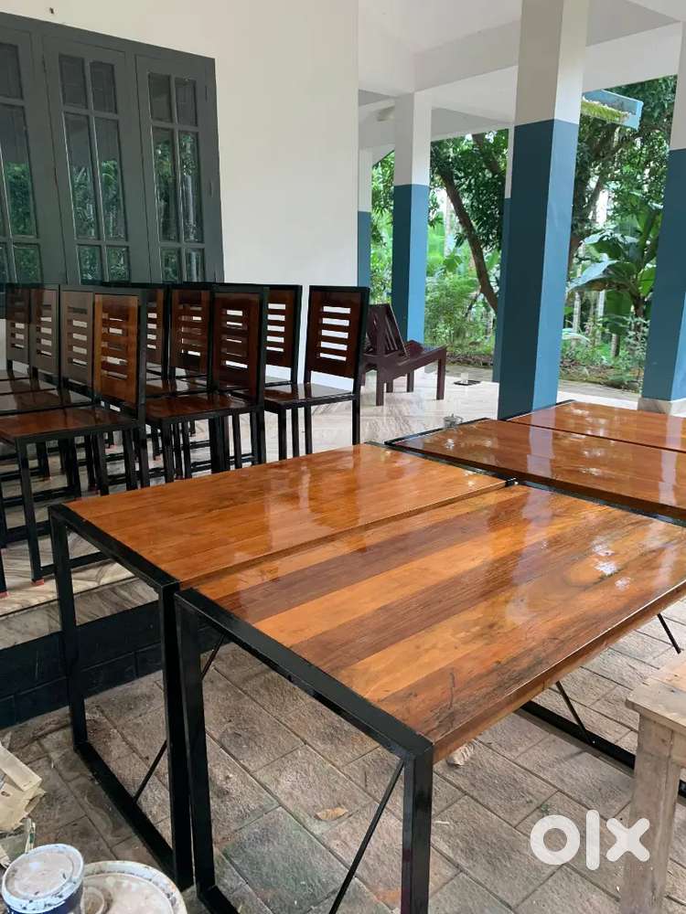 Tables and chairs
