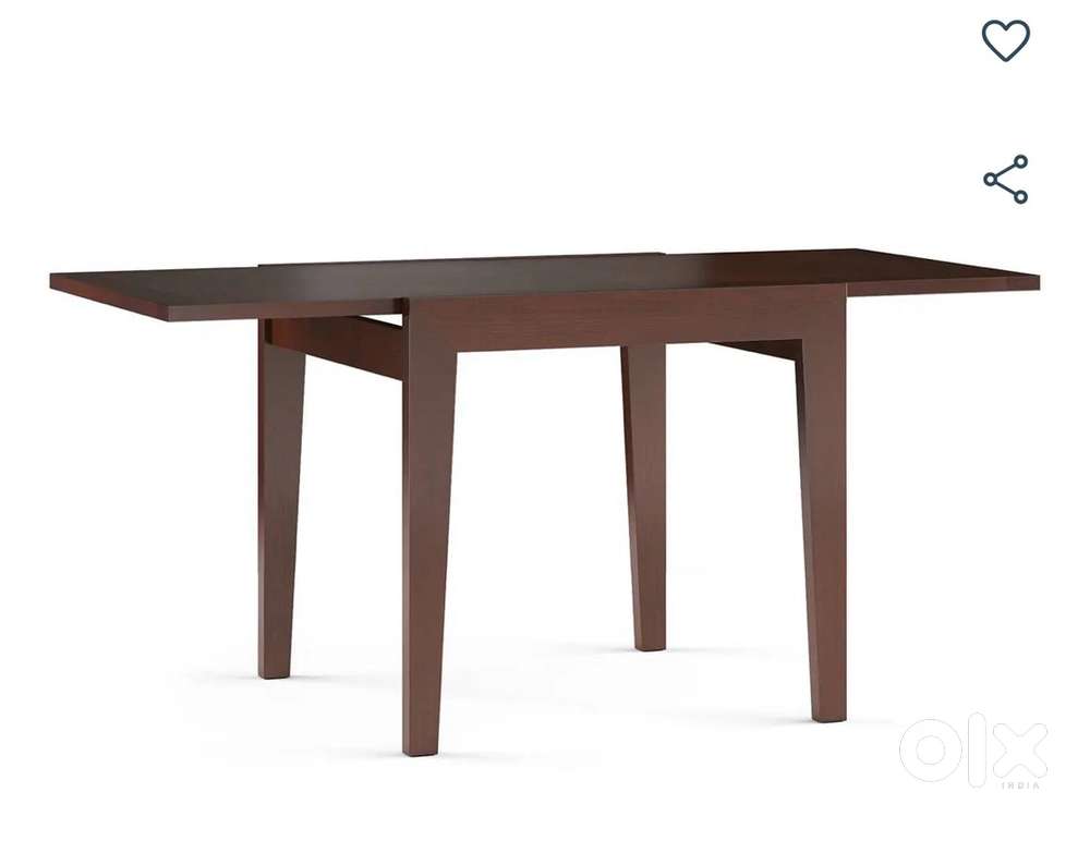 Branded 6 seater dining table with 4 chairs