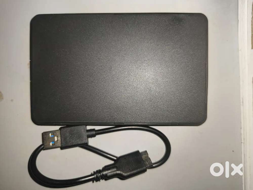 Toshiba 500 gb harddisk with usb casing and cable