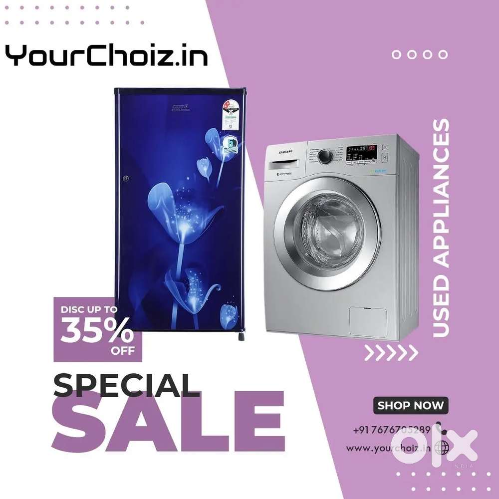 Fully Automatic Washing Machine an fridge 1 Year Warranty  Great