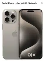 Brand new Apple iphone 15 pro 256 GB Natrual Titanium, Refurbished,