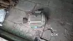 Floor mill machinery with motor and fonudation