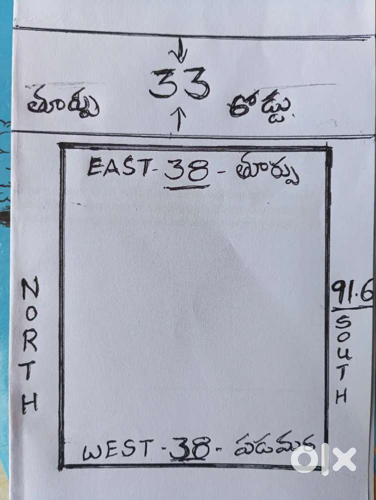 East facing plot for sale