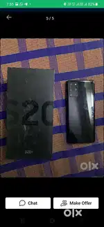 Samsung s20+ 8-128 sale or exchange good condition super camera