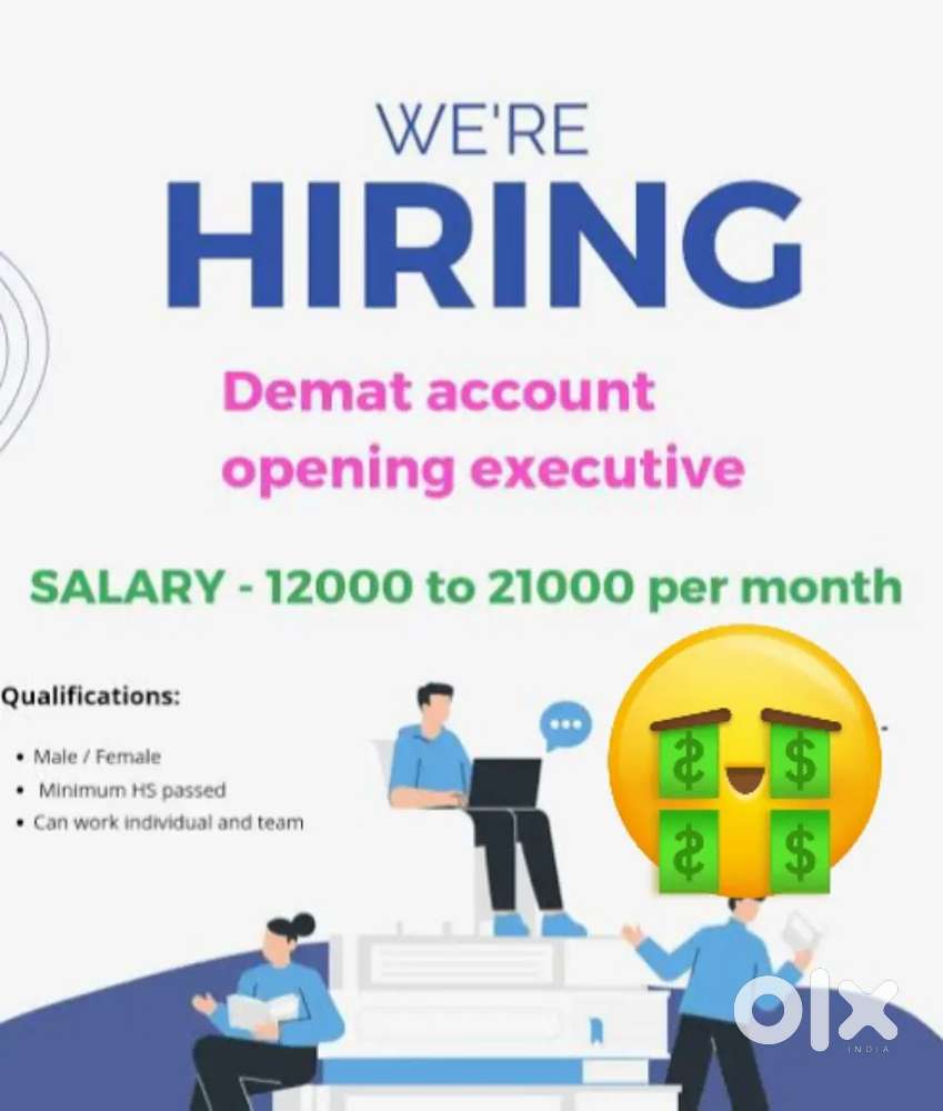 Bank account opening job