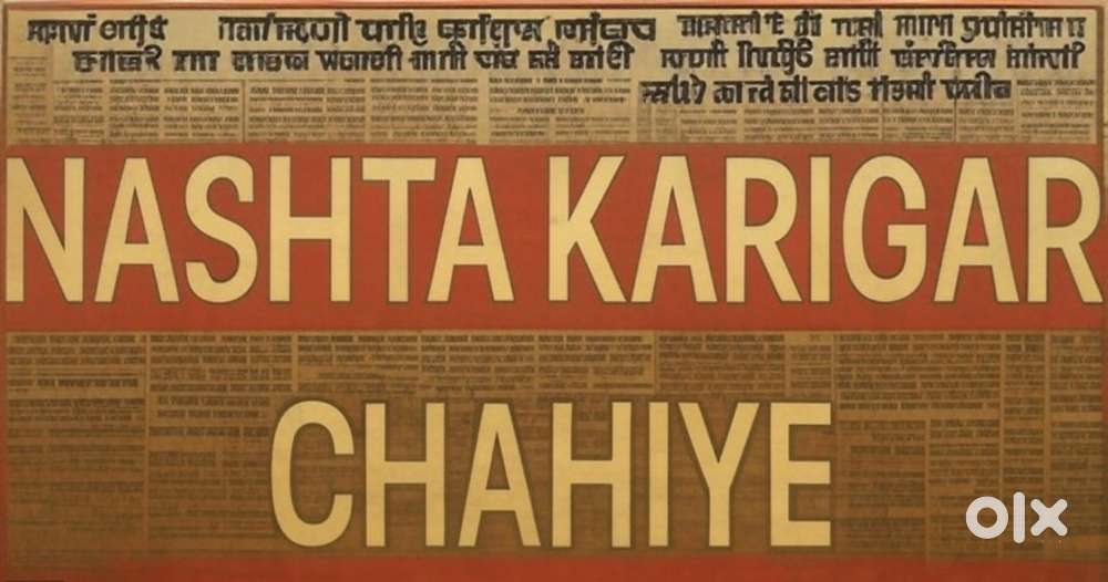 SAMOSA KACHORI JALEBI IDLI POHA ka KARIGAR chahiye