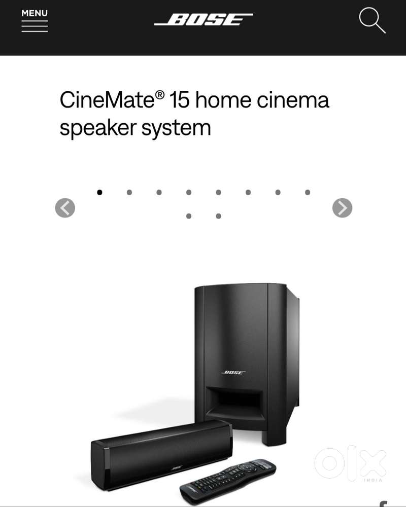 Bose cinimate 15 home theater