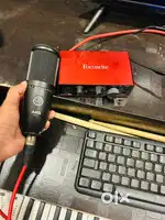 Audio interface and studio mic