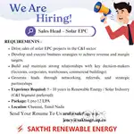 Sales Head - Solar EPC