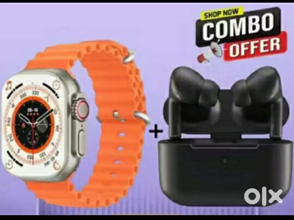 (URGENT SALE) PRIMIUM SMARTWATCH + EARBUDS COMBO LIMITED OFFER