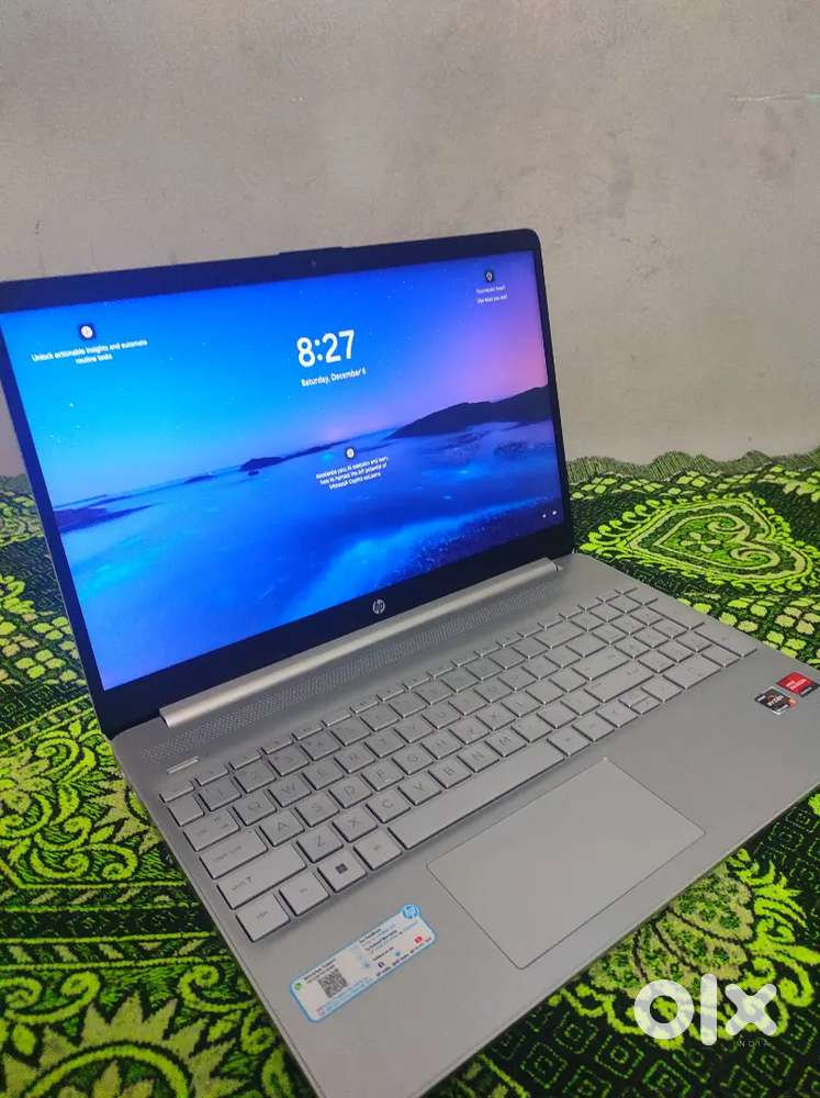 HP 15s Ryzen5(8GB/512GB SSD)15.6Slim Laptop, 8MonthsOldUnder Warranty