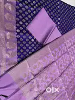 Helper at saree shop