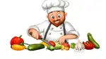 cooking helper, vegetable cutting work, Waiter