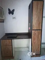 Study table with cabinet