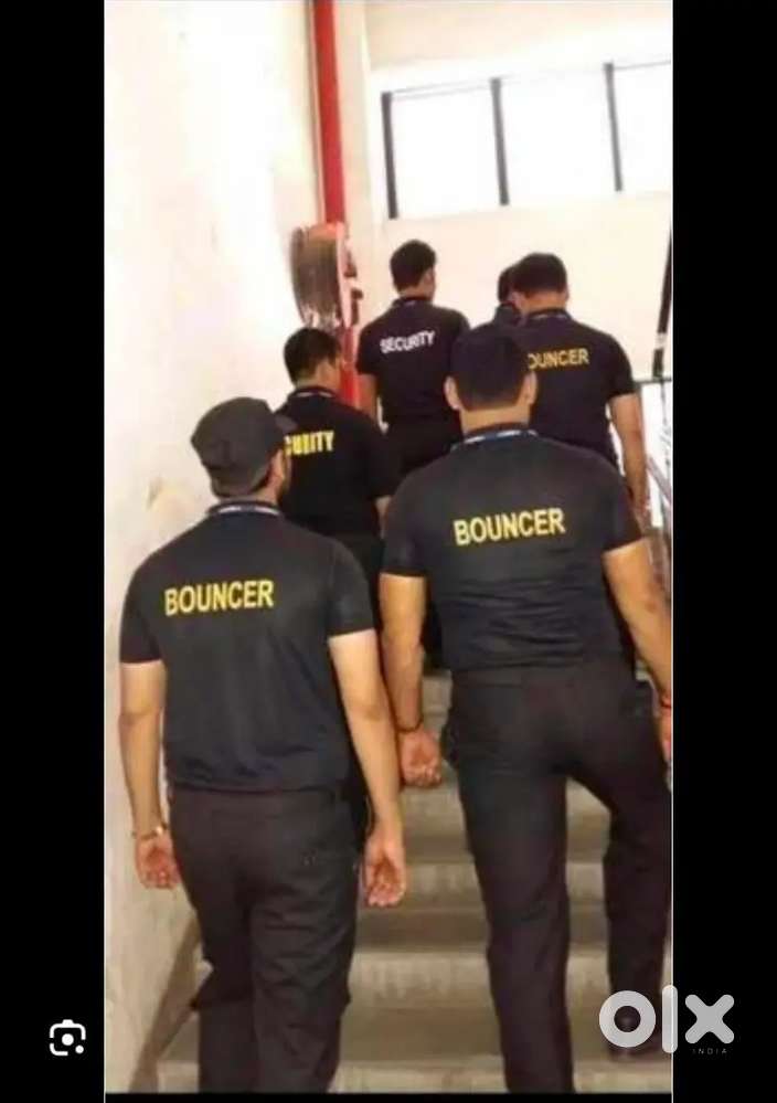 Male security guard staff hiring day or night shift job