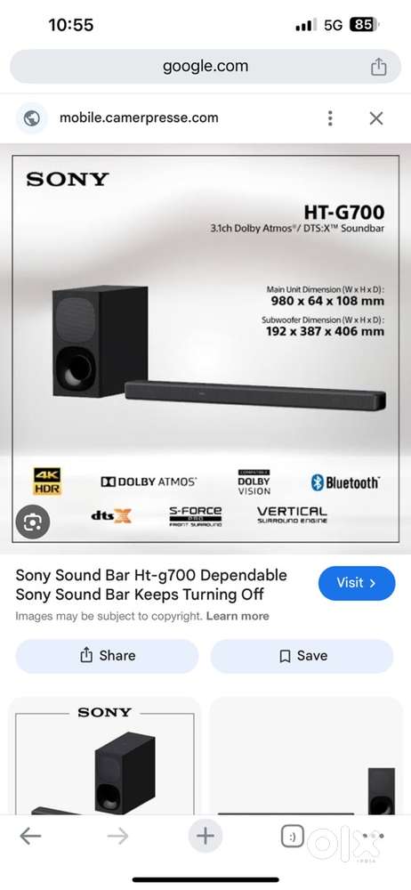 Sony ht g700