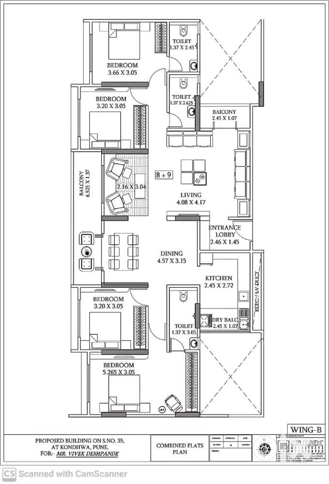 PARGE Nagar Kondwa 4 Bhk SIMPLEX for Sale