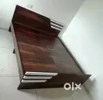 Brand New Queen Size Bed With Mattress 5 by 6 in feet