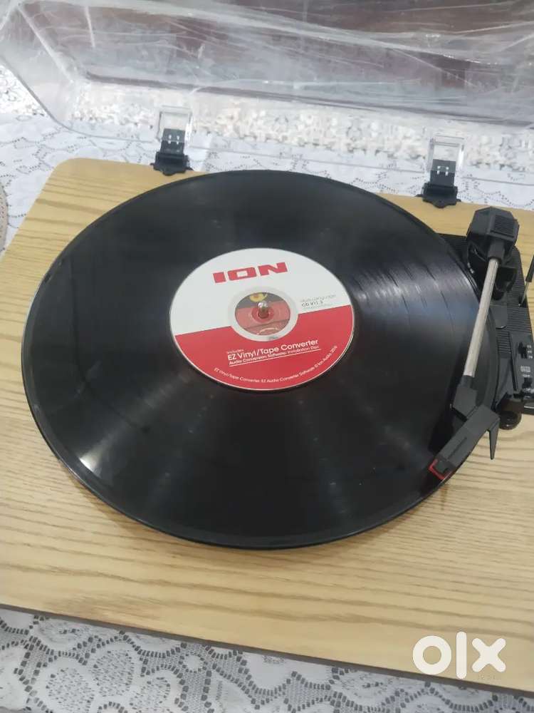 Record player cassette player Book shelf speaker. For sale