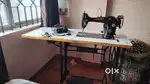 Sewing machine with motor