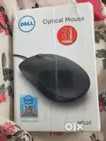 Unbox piece Dell optical keyboard and mouse
