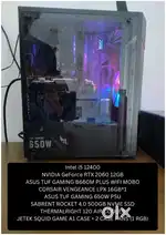 New Intel i5 12500 NVIDIA rtx 2060 12gb pro Gaming PC