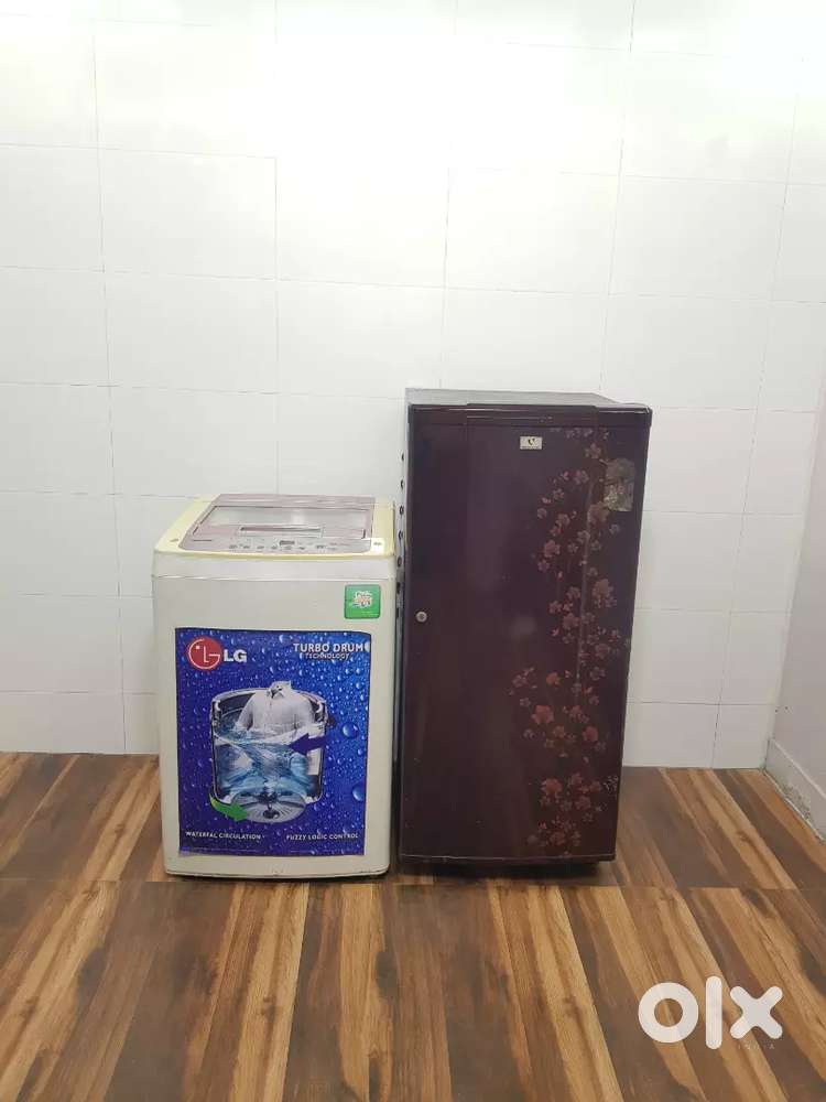 Lg flower model 2022 model refrigerator and washing machine