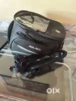 black Solace Rigid Tank Bag
