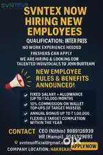 We are hiring representative