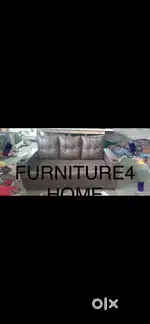 All new sofa set with fiber back and free delivery with one year warr