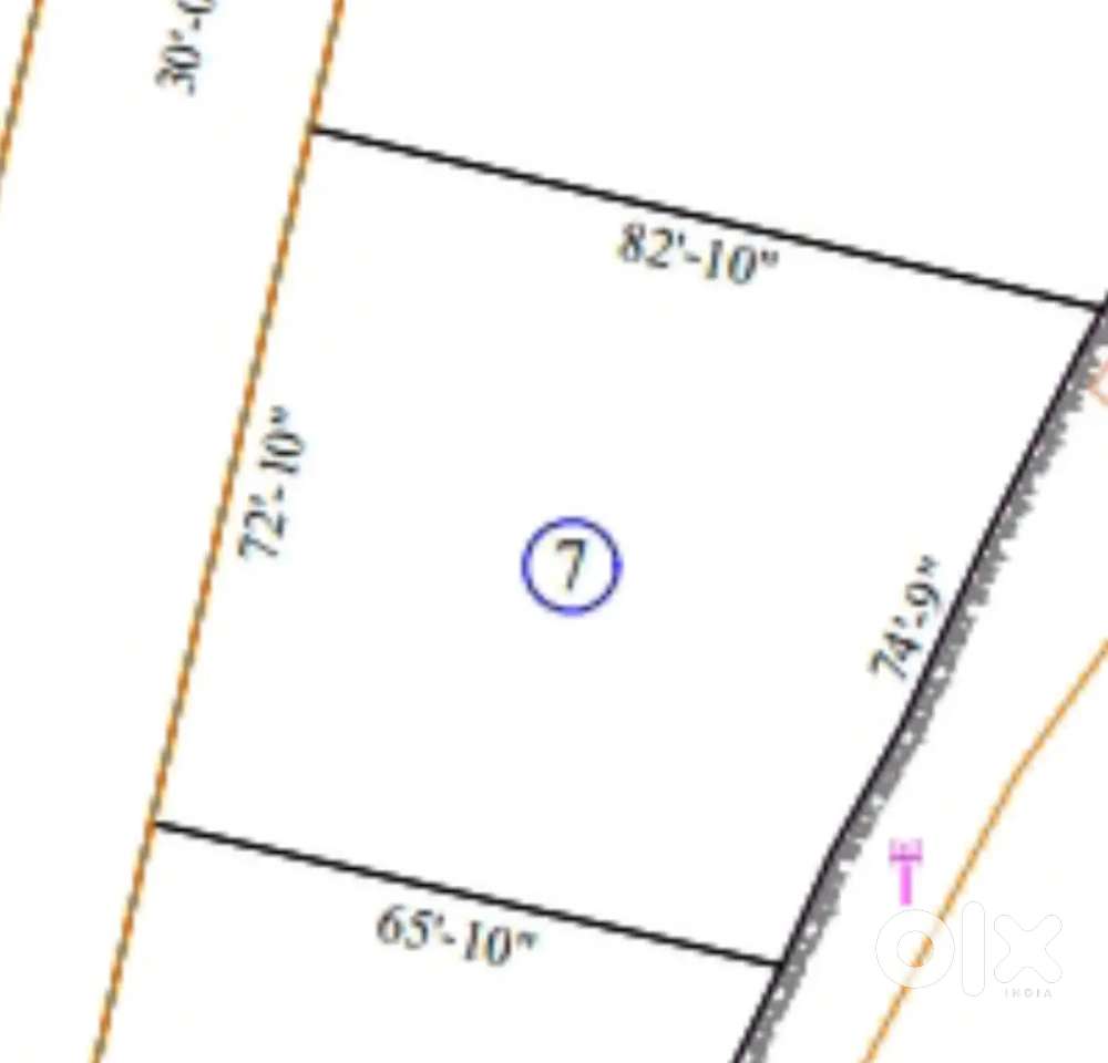 Semi commercial 30 feet road good location