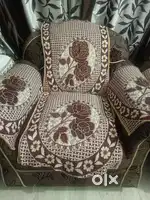 2 Brown sofa set
