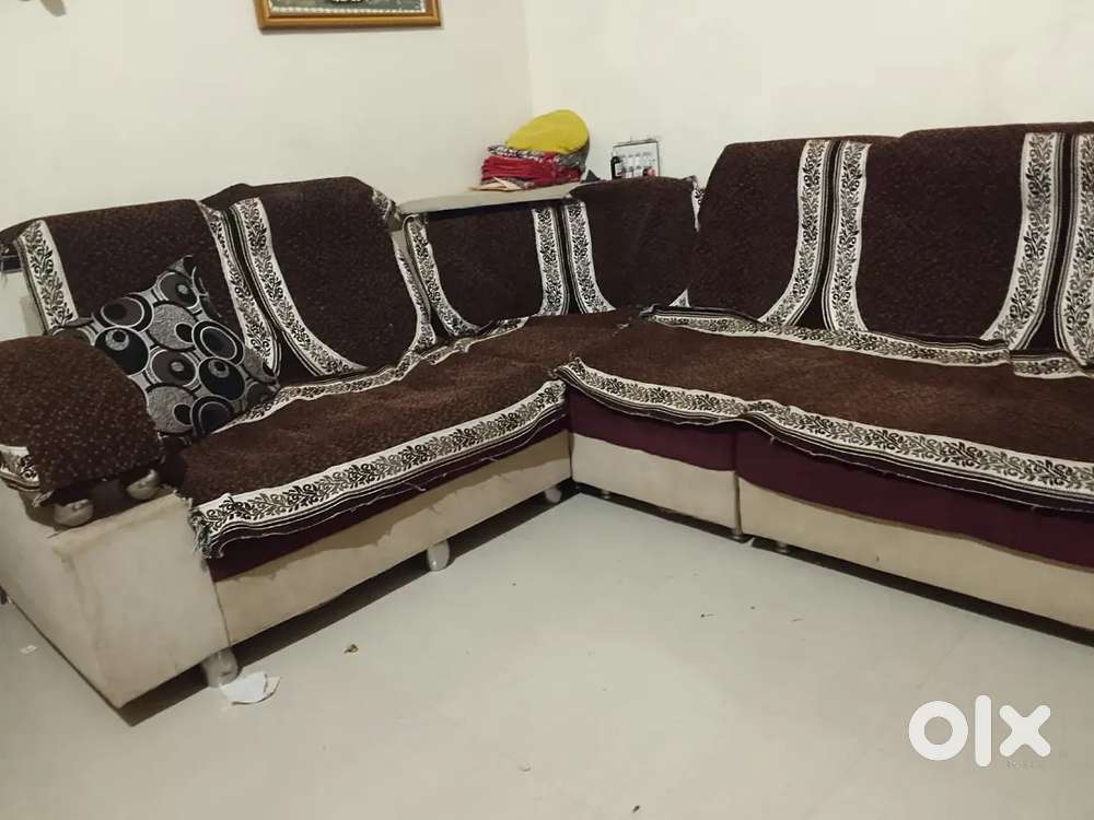 Sofa set with cover