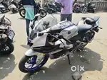 Yamaha R15 M  Mettalic silver with blue color