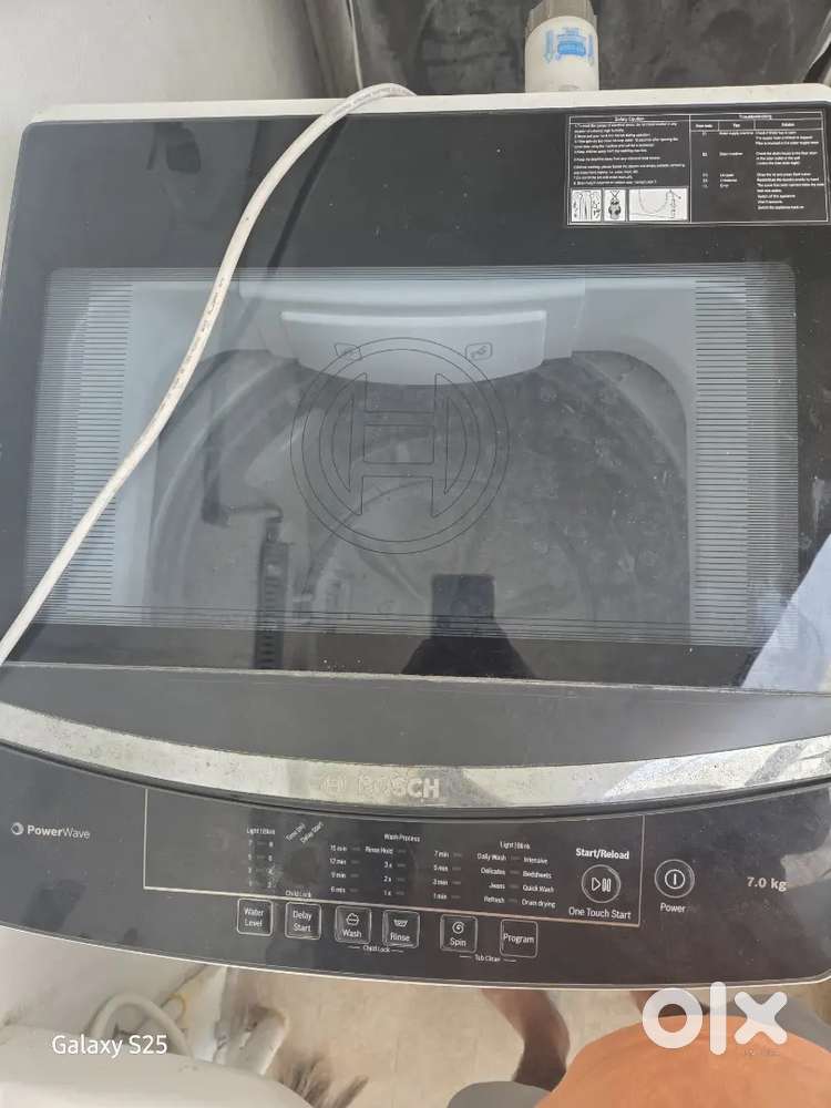 Bosch 7kg top load washing machine