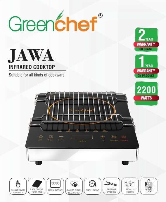 Suitable For All Utensils Greenchef 2200 Watts Infrared Induction.