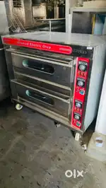 Double deck oven,pizza oven bakery items