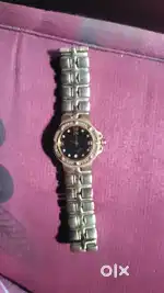 Raymond Weil Geneve Parsifal 9188L gold plated, black dial watch