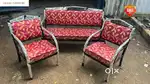 SOFA SET SALE , STEEL IRON SOFA #J0645