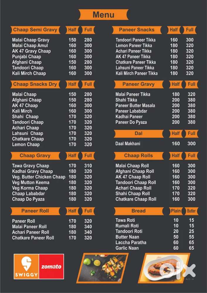 Tandoori and Indian chef requirement in Meerut Baghpat road