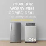 Appliance Combo: Refrigerator + Washing Machine – Budget Friendly*