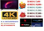 43 INCH SMART LED TV 4K UDH @ 12,999 /-